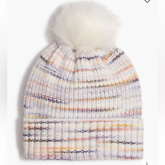 J.Crew Space Dyed Pom-Pom Beanie - Picture 1 of 2